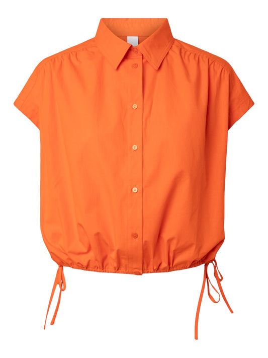 YASLea SS Short Shirt Red Orange
