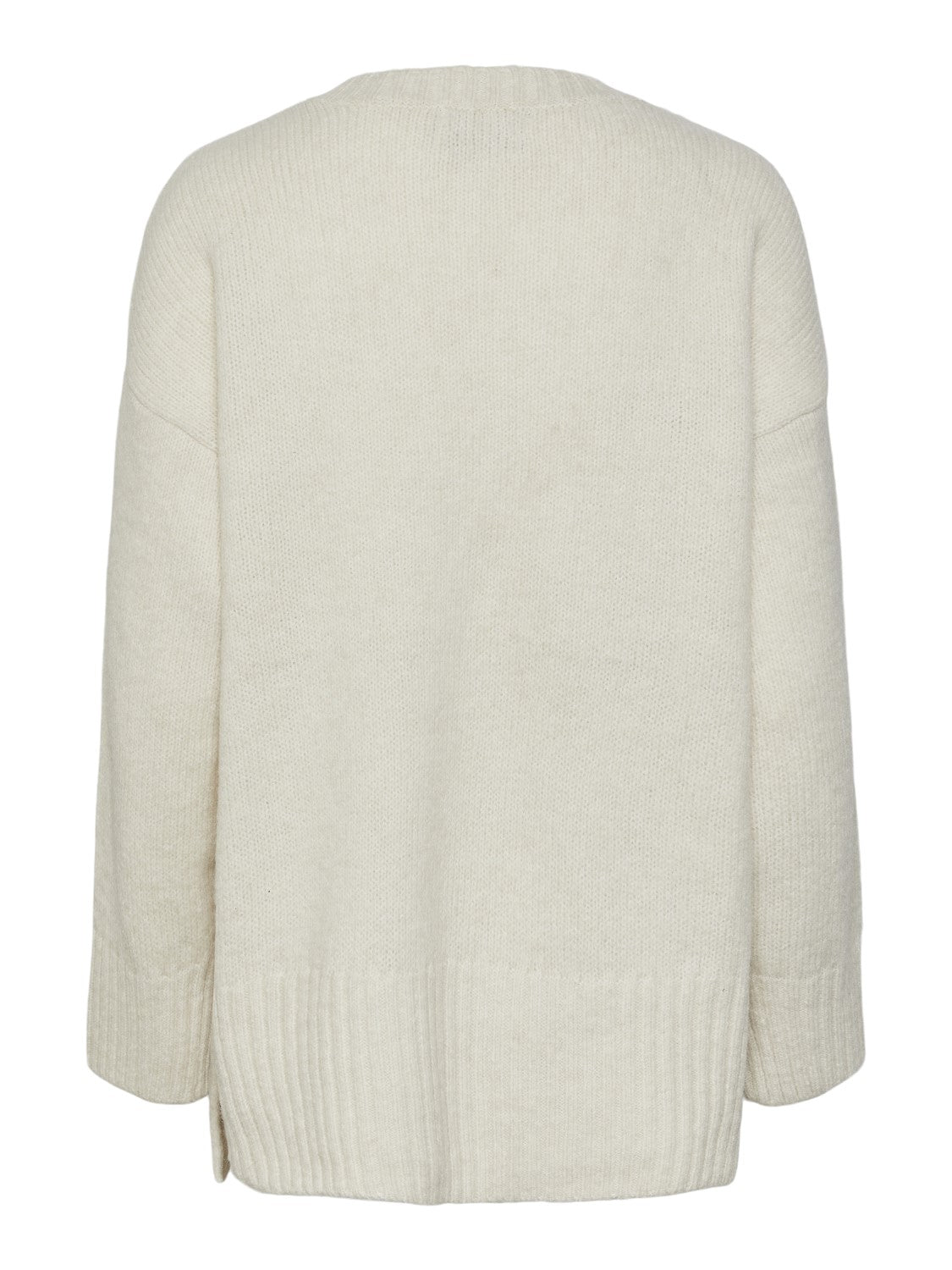 PCNancy LS Loose O-Neck Knit Birch