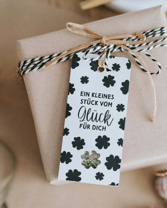 HG Geschenkanhänger Stück vom Glück