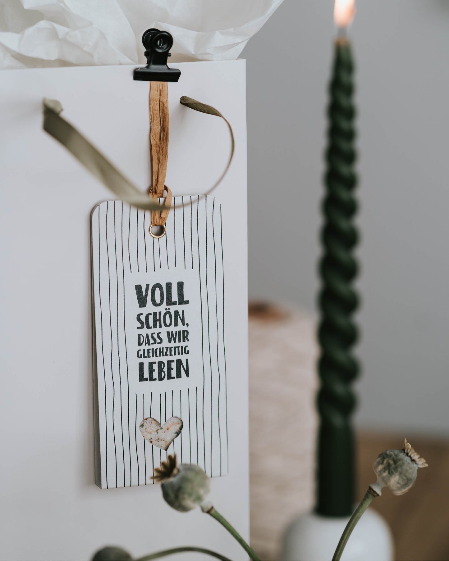HG Geschenkanhänger Voll schön