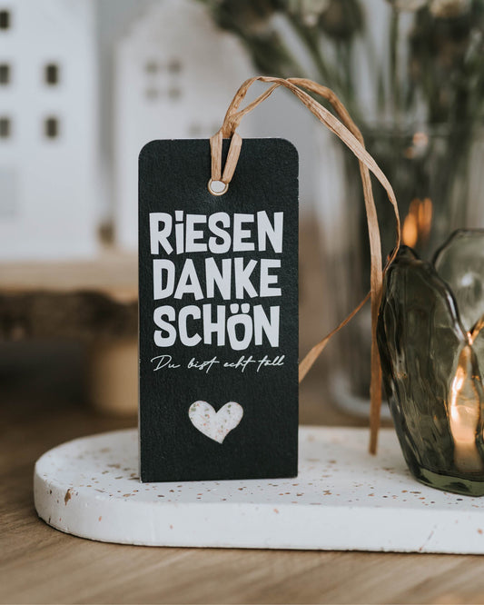 HG Geschenkanhänger Riesen Dankeschön