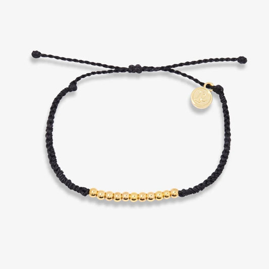 PV Brc Harper Bead Gold String Black