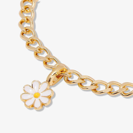 PV Brc Harper Daisy Charm Gold Colour