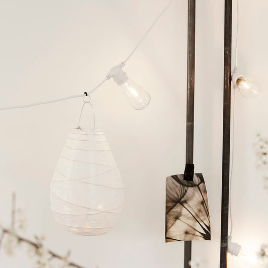 Laterne, Drop, Weiß