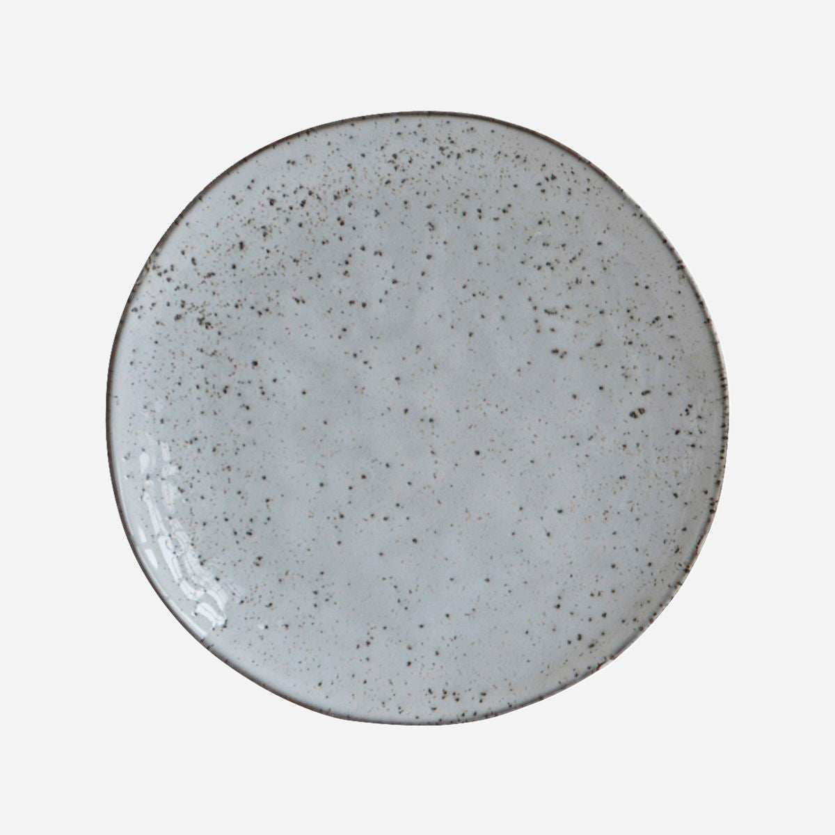 Cake Plate Rustic Grey Blue