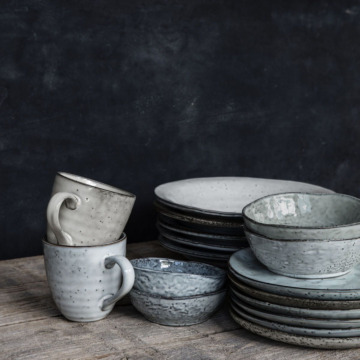 Bowl Rustic Grey Blue 4,5 cm