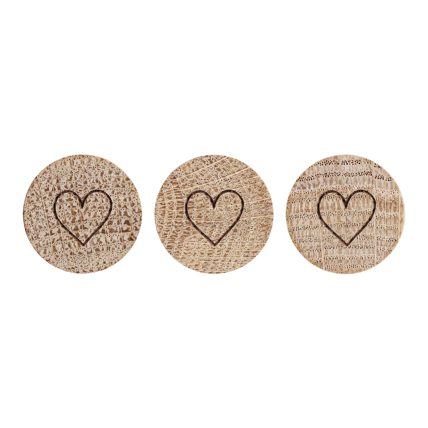 ES Holzmagnet 3er Set Herz