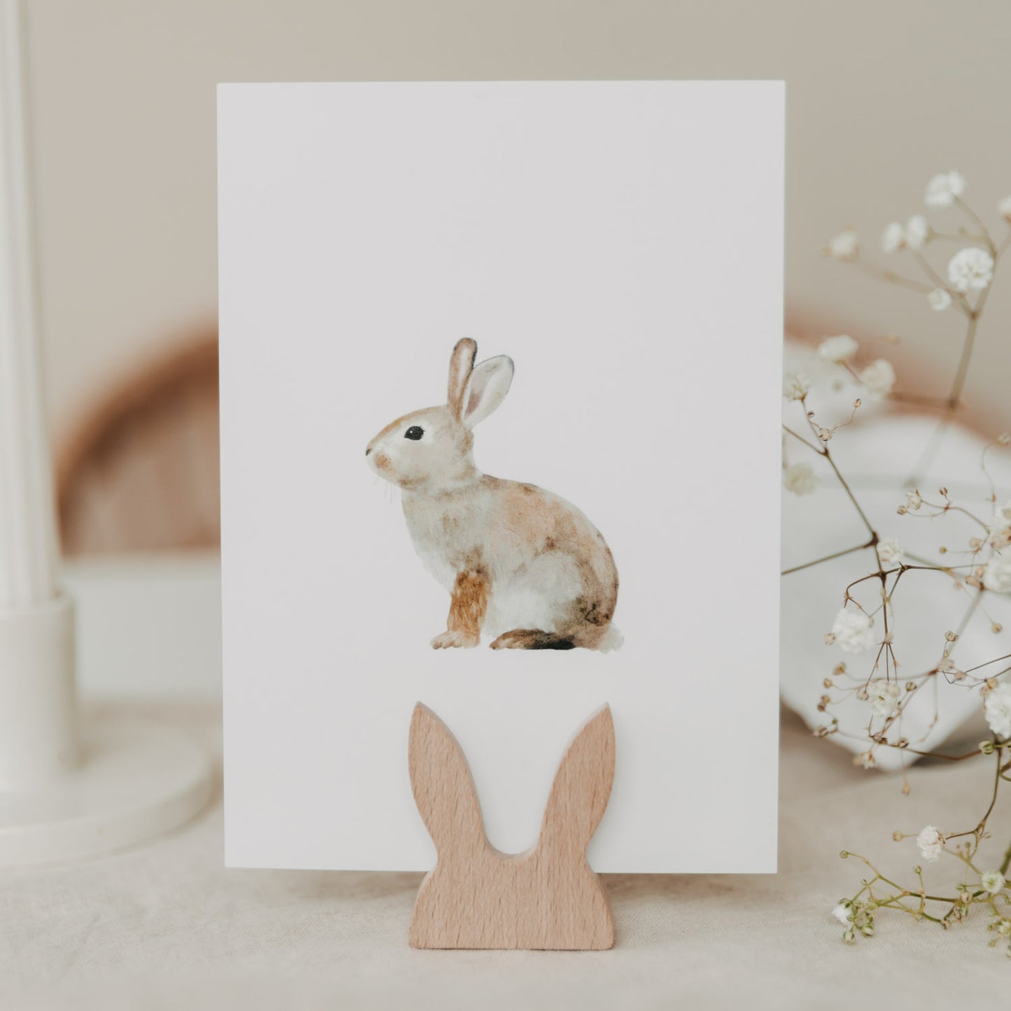 ES Kartenständer  Hasenform