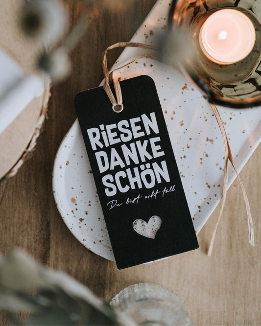 HG Geschenkanhänger Riesen Dankeschön