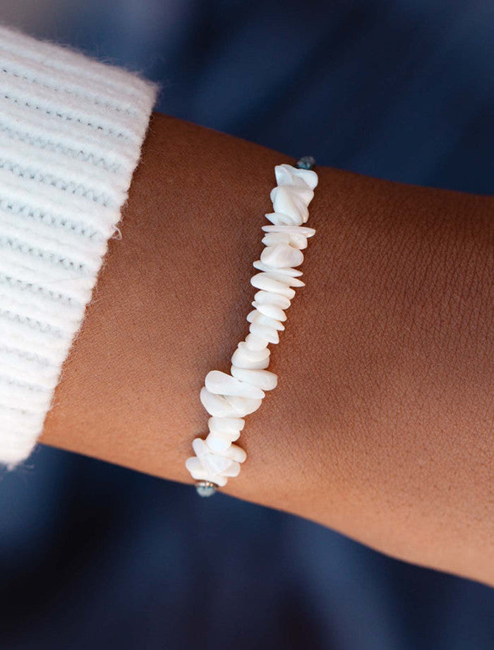 PVMop Shell Chip Bracelet Blue