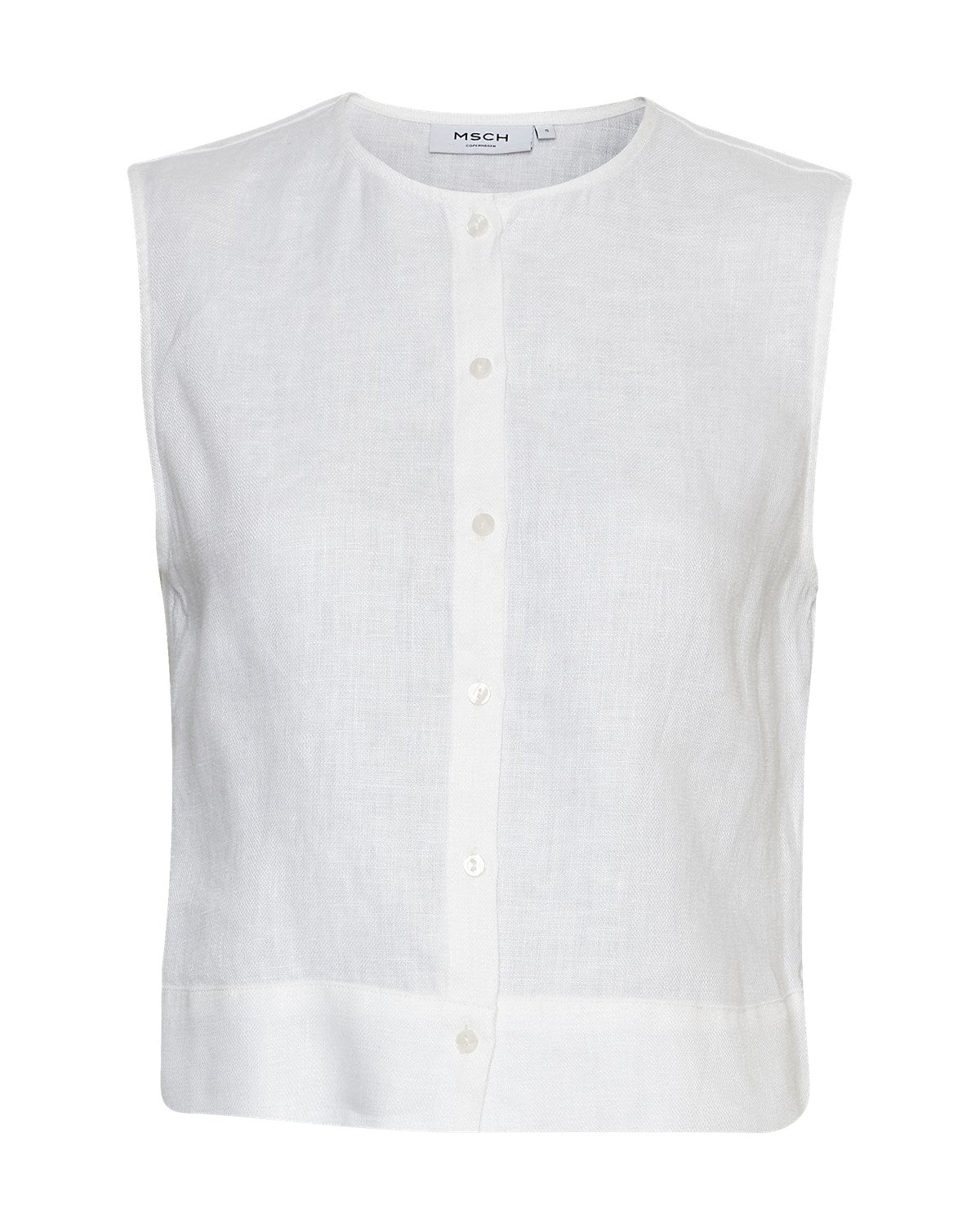 MSCHClaritta SL Shirt Bright White