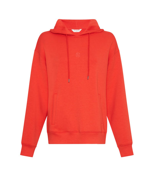 MSCHIma Q Icon Hood Sweatshirt Flame Scarlet