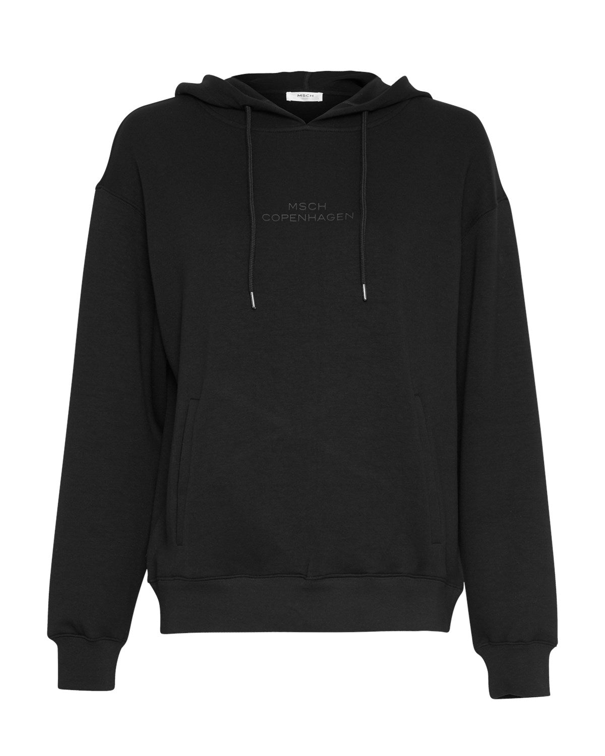 MSCHIma Q Logo Hood Sweatshirt Black