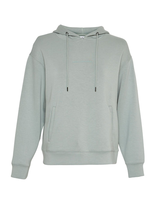 MSCHIma Q Logo Hood Sweatshirt Basil