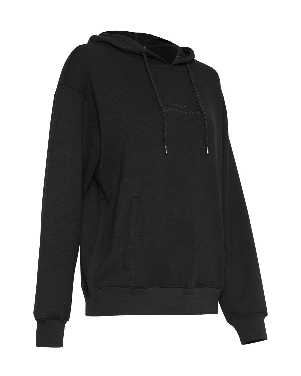 MSCHIma Q Logo Hood Sweatshirt Black