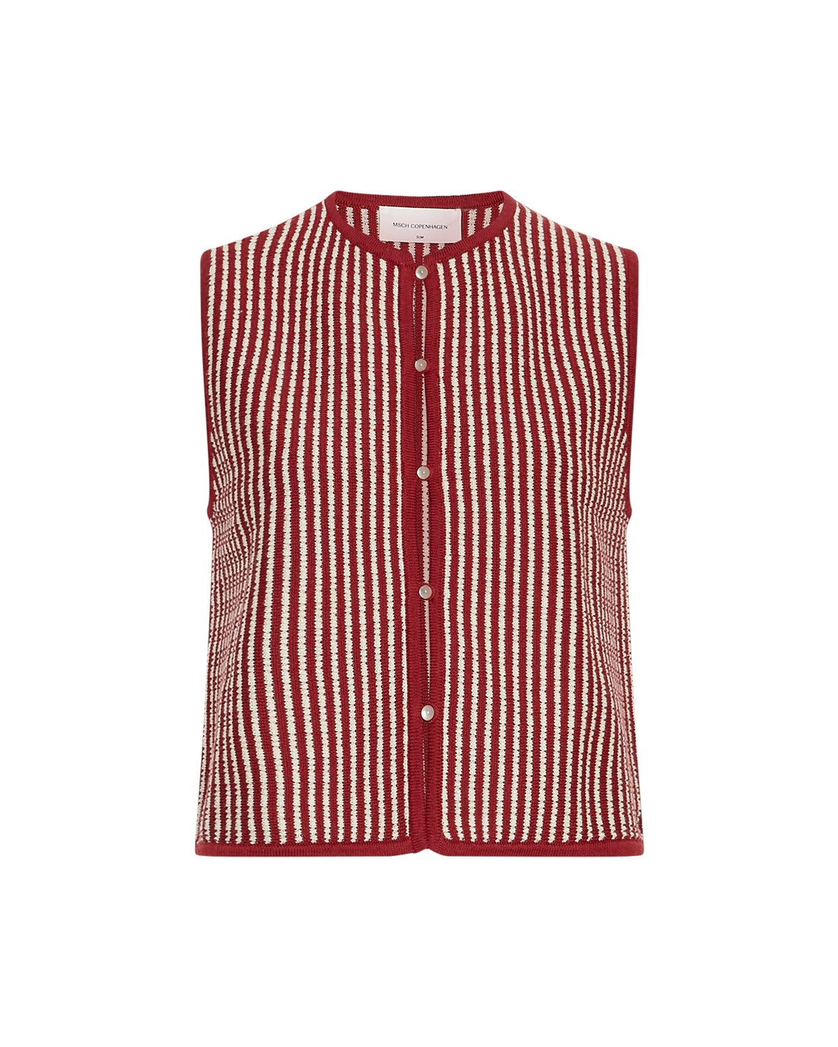 MSCHPriscilla Vest Rhubarb