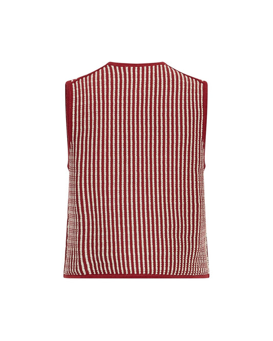 MSCHPriscilla Vest Rhubarb