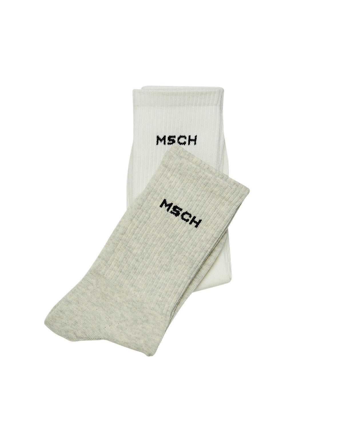 MSCHSporty Logo Socks White/LGM