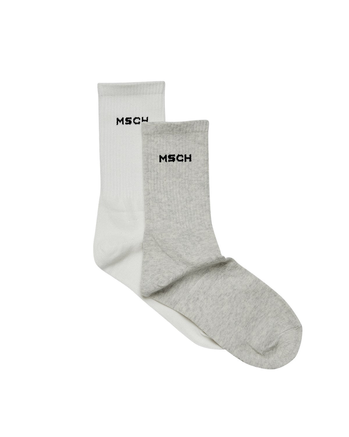 MSCHSporty Logo Socks White/LGM