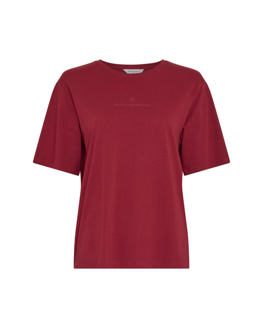 MSCHTheana Organic Icon Logo Tee Rhubarb