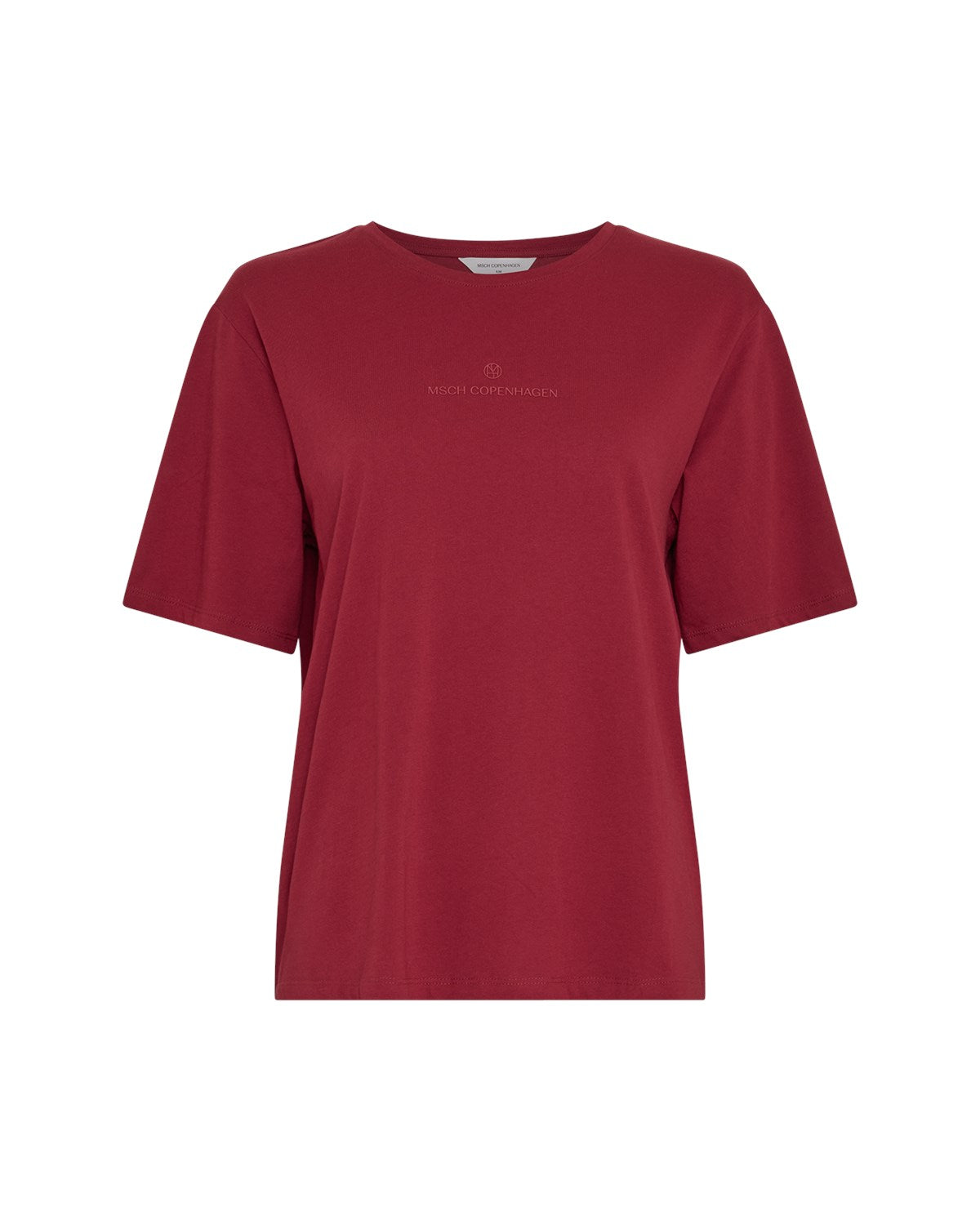 MSCHTheana Organic Icon Logo Tee Rhubarb