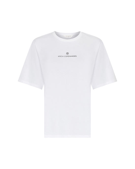 MSCHTheana Organic Icon Logo Tee White