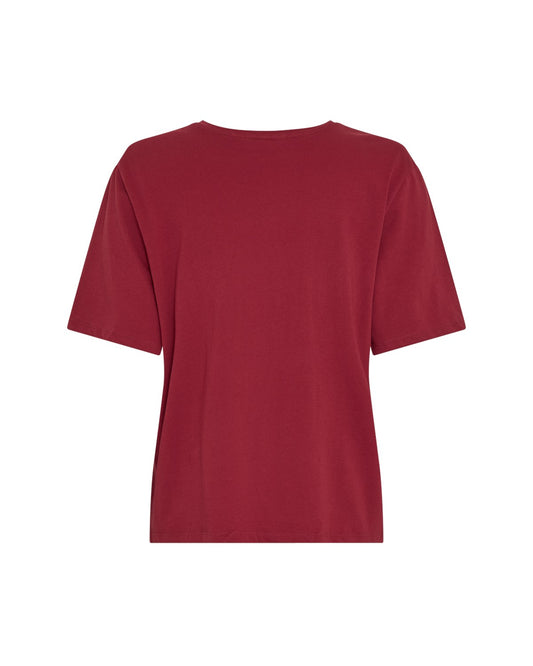 MSCHTheana Organic Icon Logo Tee Rhubarb