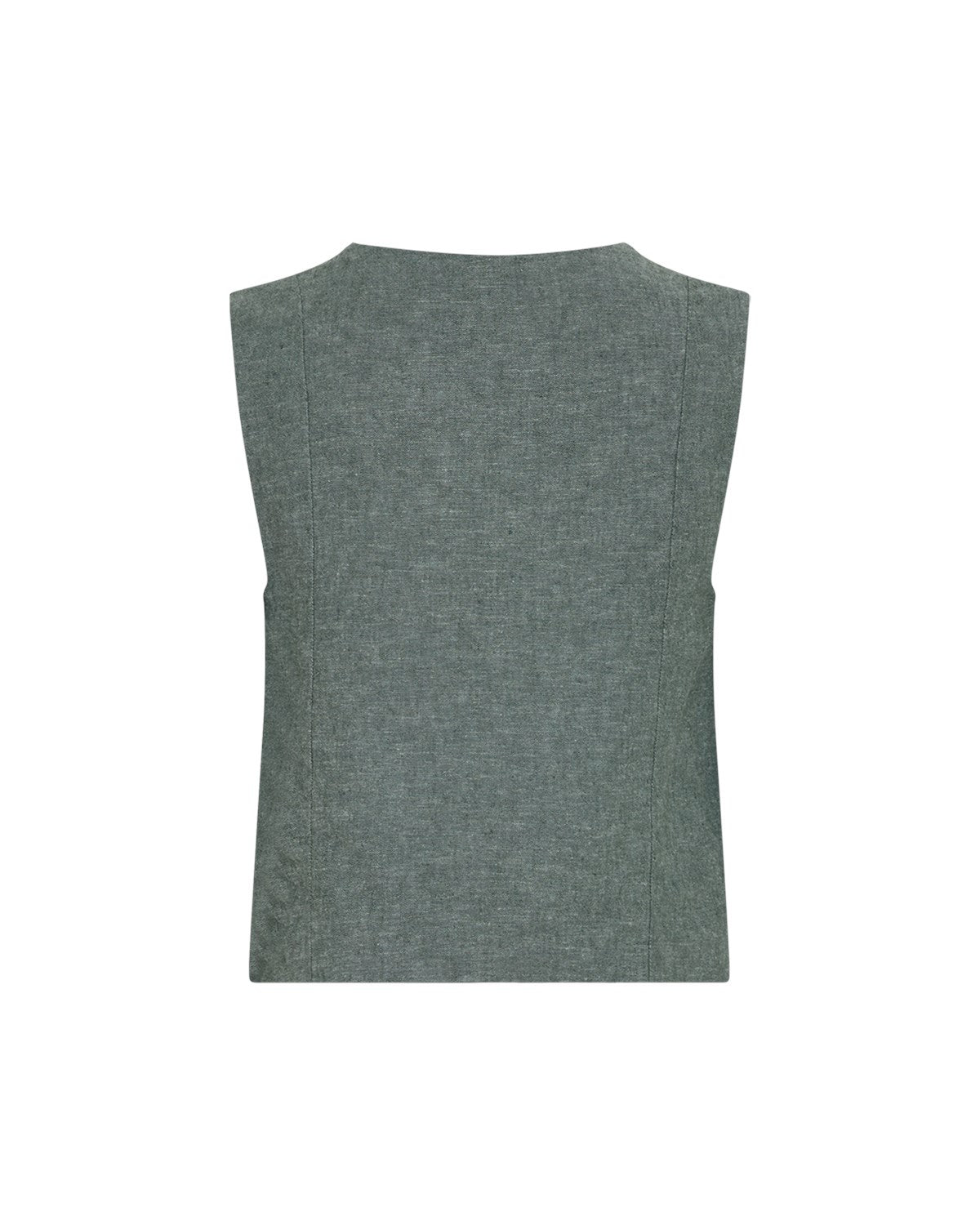 MSCHViana Ginia V Neck Waiscoat Laurel Wreath