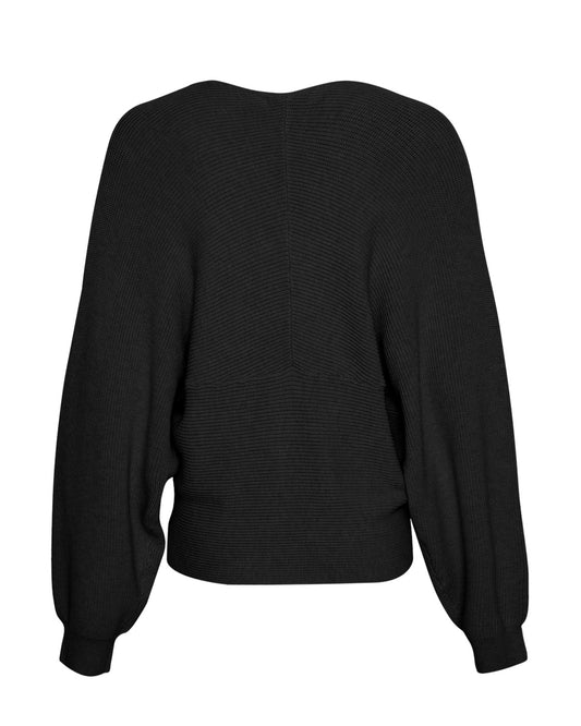 MSCHZinelle Rachelle Wrap Pullover Black