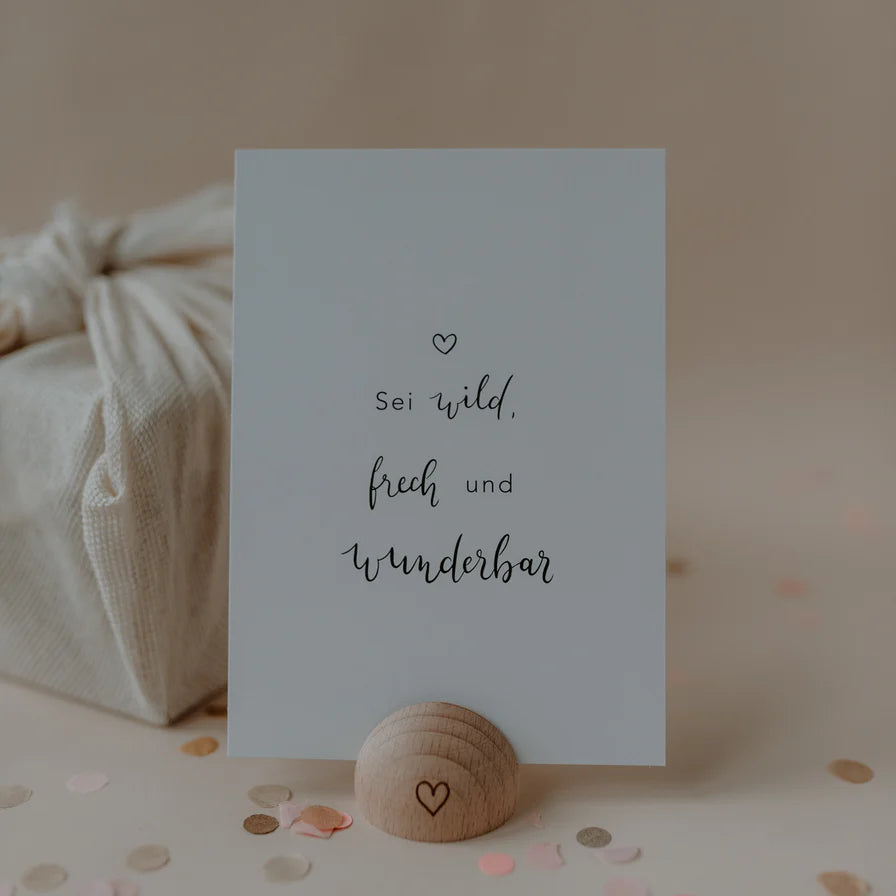 ES Spruckkarte Wild und Frech