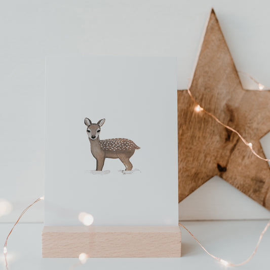 ES Aquarellkarte Deer