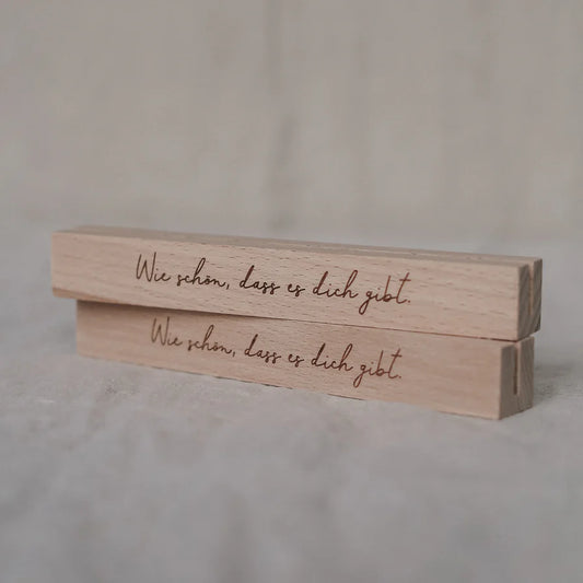 ES Kartenständer  Wie schön 15 cm