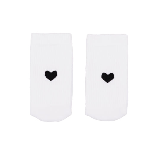 ES Socken weiß Herz  S 35-38