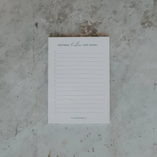 ES Block Erstmal Kaffee