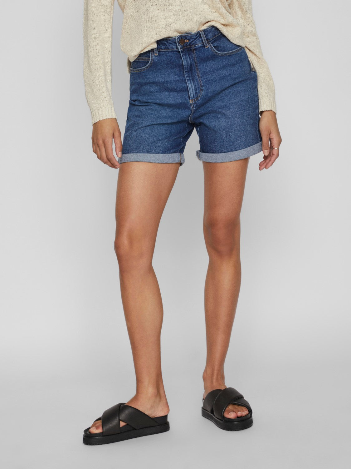 VIJo HW MBD Shorts Medium Blue Denim