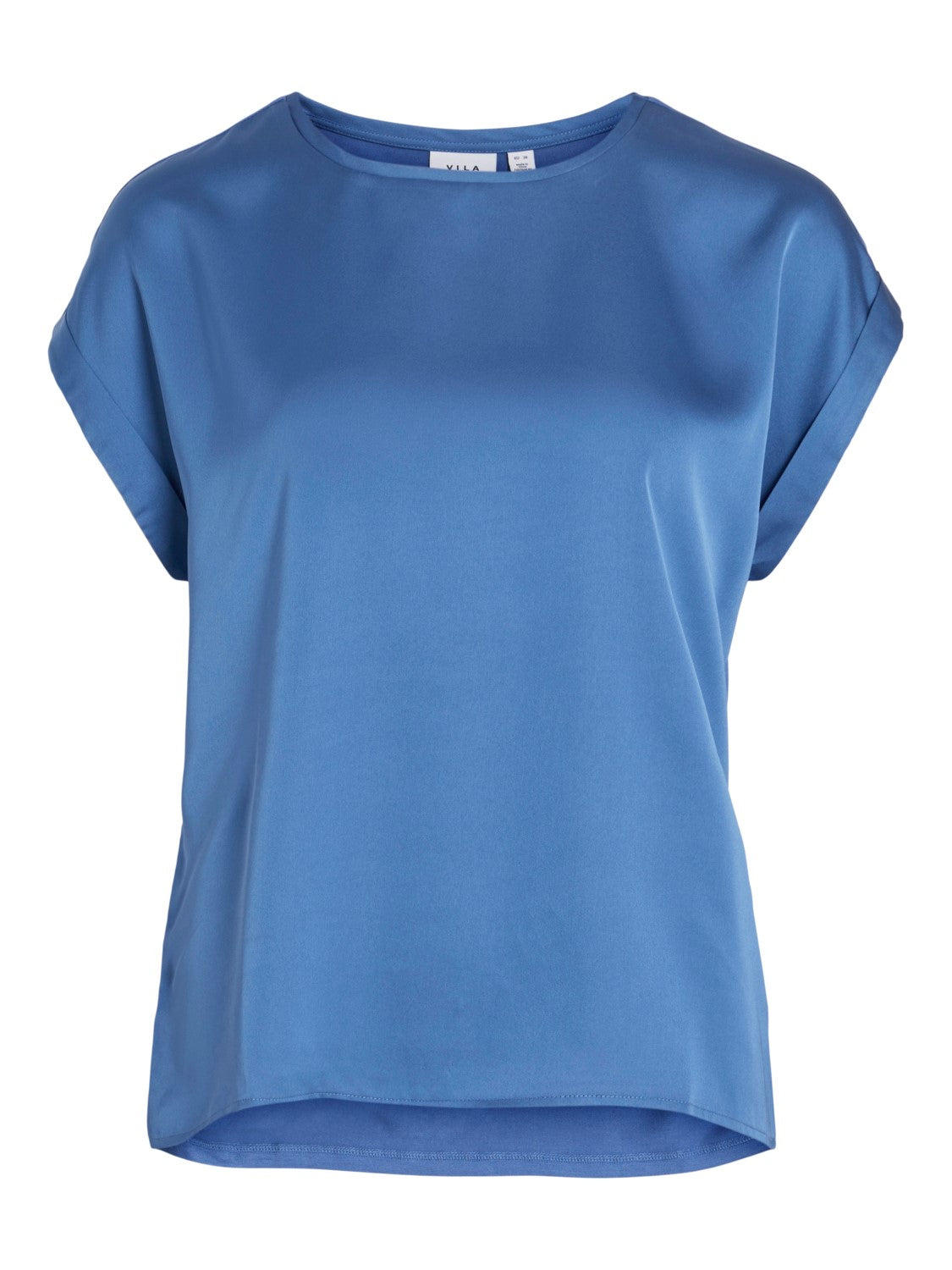 VIEllette Satin Top Federal Blue