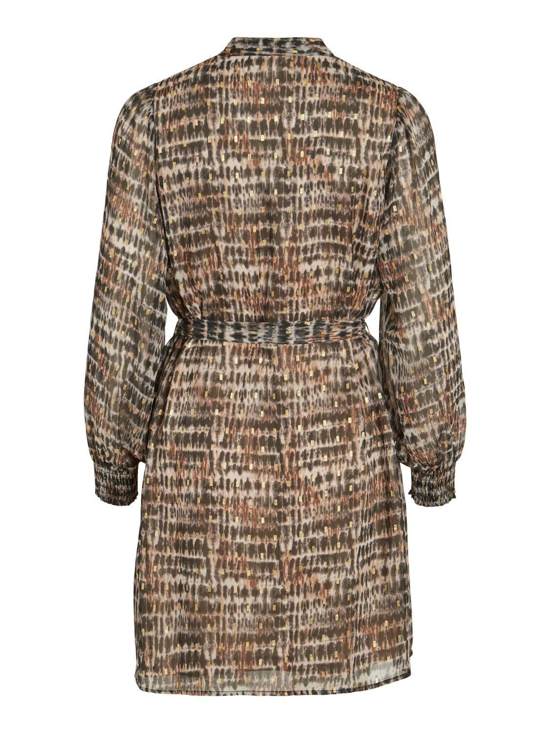 VIFalia Bat L/S Dress Brown Lentil