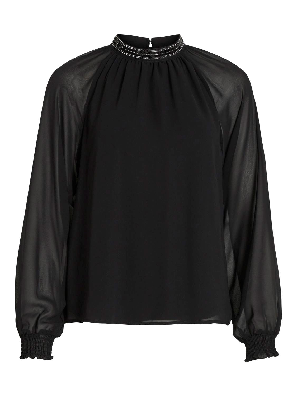 VIAnlis Halterneck L/S Top Black