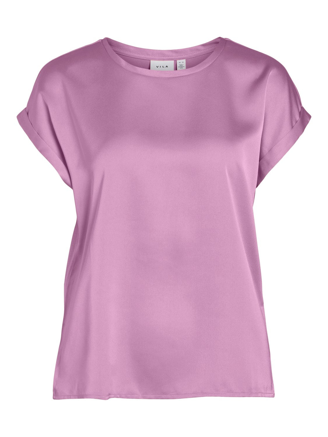 VIEllette Satin Top Pastel Lavender