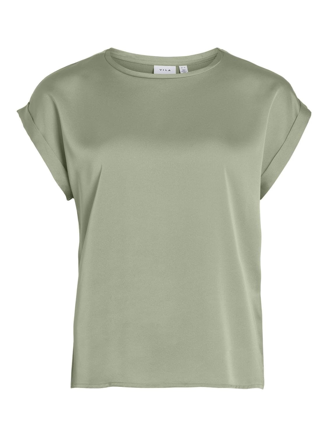 VIEllette Satin Top Swamp