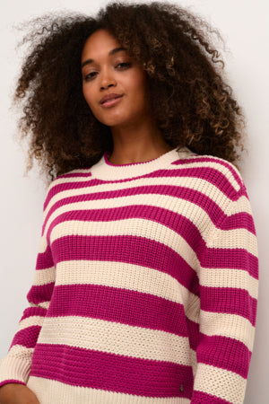 CRMuka Knitted Pullover Fuchsia Red