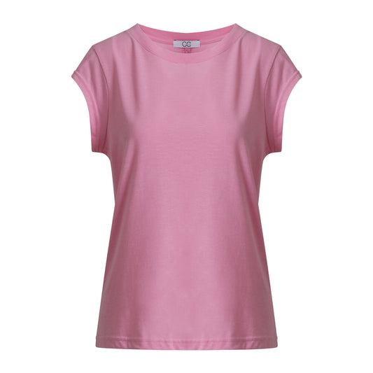 CC Heart Basic T-Shirt Rose Pink